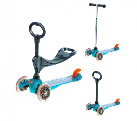 Micro Mini Scooter 3in1 - Aqua için detaylar