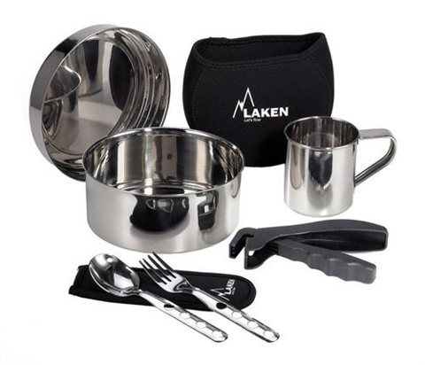 Laken Ø17cm SS Camping Cooking Set - Çelik Pişirme Seti için detaylar