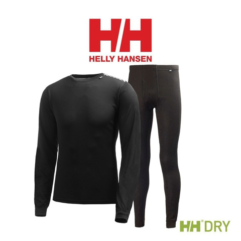 Helly Hansen Comfort Light 2 Pack - Erkek Termal İçlik Takım - Siyah için detaylar
