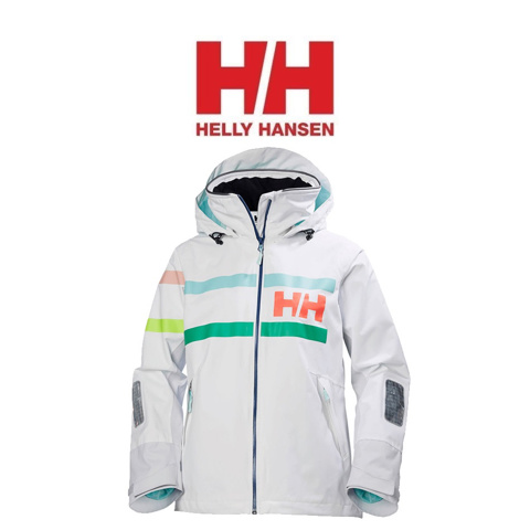 Helly Hansen W Salt Power Jacket White - Kadın Mont/Power Yelkenci Ceketi için detaylar