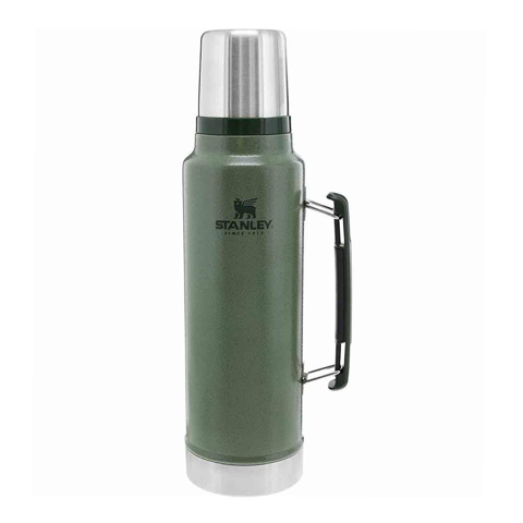 Stanley 1L Classic Legendary Bottle Hammertone Green  - Efsane Stanley Termos Yeşil için detaylar