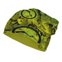 Neon Grunge/Solid Yellow Reversible Beanie - Microfiber Çift Taraflı Bere için detaylar