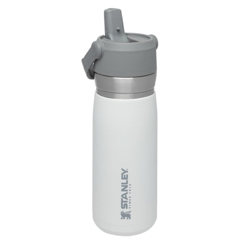 Stanley 0.65L The IceFlow™ Flip Straw Pipetli Çelik Termos - Polar White (Beyaz) için detaylar