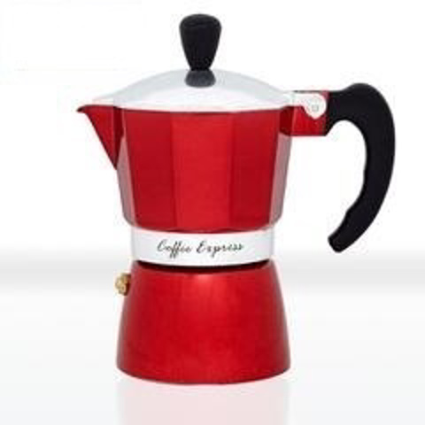 Thn Coffee Express Red Moka Pot 6 Cups - Kırmızı için detaylar