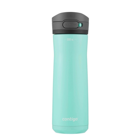 Contigo 0.59L Jackson Chill AUTOPOP™ Water Bottle - Açık Mavi Çelik Matara için detaylar