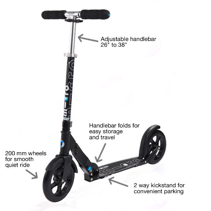 Micro Scooter Black Özellikleri