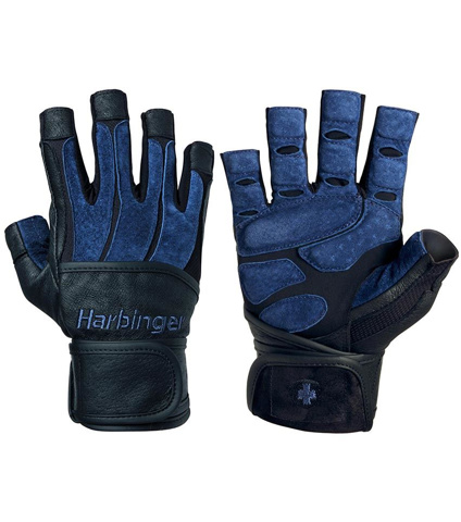 Harbinger BioForm™ WristWrap Glove - Mavi için detaylar