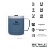 Stanley Classic Mug - Klasik Kamp Bardağı 0.35L Hammertone Lake - Termos Bardak