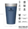 Stanley Adventure Stacking Vacuum Pint - Paslanmaz Çelik Bira Bardağı 0.47L Mavi