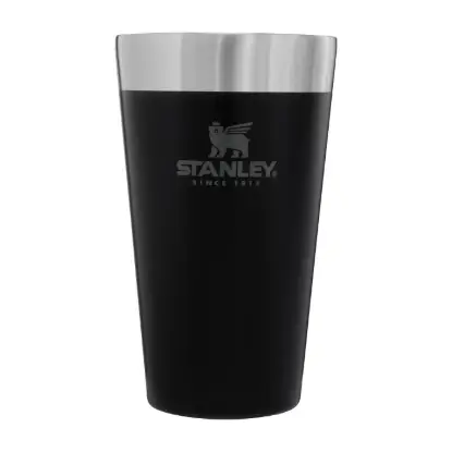 Stanley Adventure Stacking Vacuum Pint - Paslanmaz Çelik Bira Bardağı 0.47L Siyah