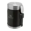 Stanley Classic Food Jar - Çelik Kaşıklı Yemek u 0.4L Siyah - Yemek Termosu