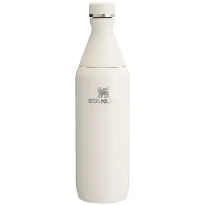 Stanley All Day Slim Bottle - Vakum Yalıtımlı Çelik Şişe 0.6L Cream - Matara