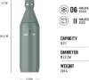 Stanley All Day Slim Bottle - Vakum Yalıtımlı Çelik Şişe 0.6L Shale - Matara