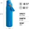 Stanley IceFlow Fast Flow Bottle - Yalıtımlı Çelik Şişe 0.6L Azure - Matara