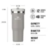 Stanley IceFlow Flip Straw Tumbler - Pipetli 0.89L Gri - Termos Bardak