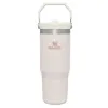 Stanley IceFlow Flip Straw Tumbler - Pipetli 0.89L Rose Quartz(Açık Pembe) - Termos Bardak