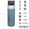 Stanley Quick Flip Water Bottle - Paslanmaz Çelik 1.06L Açık Mavi - Termos