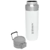 Stanley Quick Flip Water Bottle - Paslanmaz Çelik 1.06L Beyaz - Termos