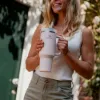 Stanley Quencher H2.O FlowState Tumbler Pipetli 1.18L Rose Quartz - Termos Bardak
