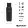 Stanley Adventure To-Go  | 0.75L Siyah - Termos