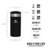 Stanley AeroLight Transit Mug 0.35L Siyah - Termos Bardak
