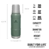 Stanley Artisan Thermal Bottle 1.0L Yeşil - Matara