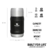Stanley Artisan Thermal Food Jar | Yemek u 0.5L Siyah - Yemek Termosu