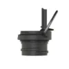 Laken Basic with Flow Cap Paslanmaz Çelik 0.5L Siyah - Matara