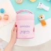 Laken Neopren Kılıflı Çelik Yemek u 1L Pembe - Yemek Termosu