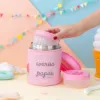 Laken Neopren Kılıflı Çelik Yemek u 1L Pembe - Yemek Termosu