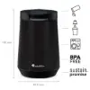 Aladdin Espresso Thermavac Çelik Mug 0.25L Siyah - Termos Bardak