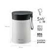 Aladdin Bistro Thermavac Food Jar - Çelik Yemek u 0.4L Gri - Yemek Termosu