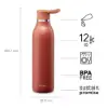 Aladdin CityLoop Thermavac eCycle Stainless Steel - Çelik Su u 0.6L Terra Cotta - Termos