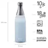 Aladdin Fresco Thermavac Water Bottle - Vakum Yalıtımlı Çelik Şişe 0.6L Sky Blue - Matara
