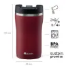 Aladdin Café Thermavac Leak-Lock 0.25L Bordo - Termos Bardak