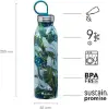 Aladdin X Naito Chilled Thermavac Stainless Steel - Çelik Su u 0.55L Goldfish Green - Termos