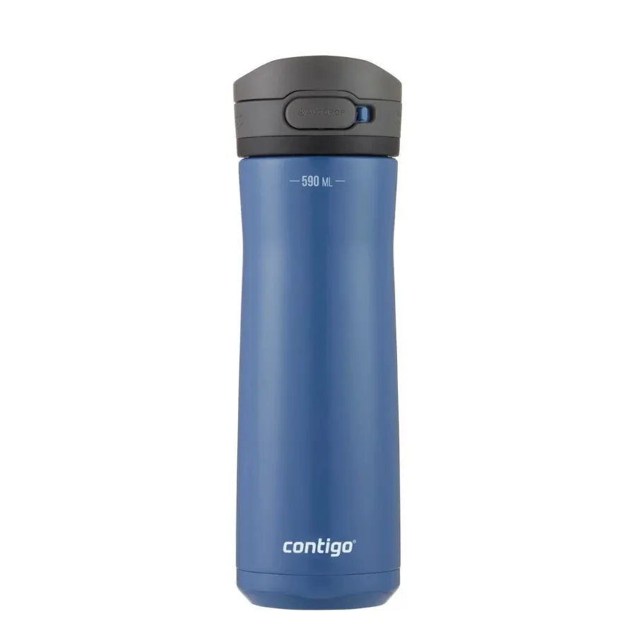 Contigo Jackson Chill AUTOPOP Water Bottle - Çelik 0.59L Mavi - Matara