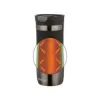 Contigo Byron SS Tumbler - Paslanmaz Çelik Mug 0.47L Black - Termos Bardak