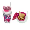Contigo Snack Atıştırmalık Hazneli Tritan Suluk 0.35L Pembe