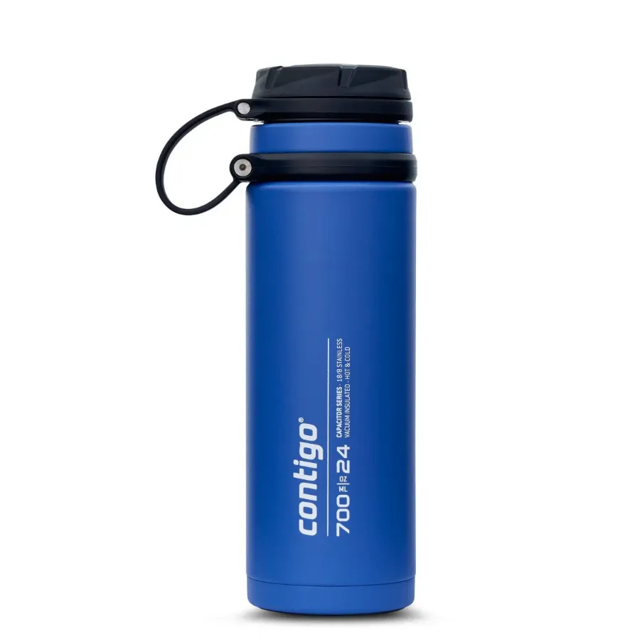 Contigo Fuse SS THERMALOCK Çelik  Mavi 0.7L  - Termos