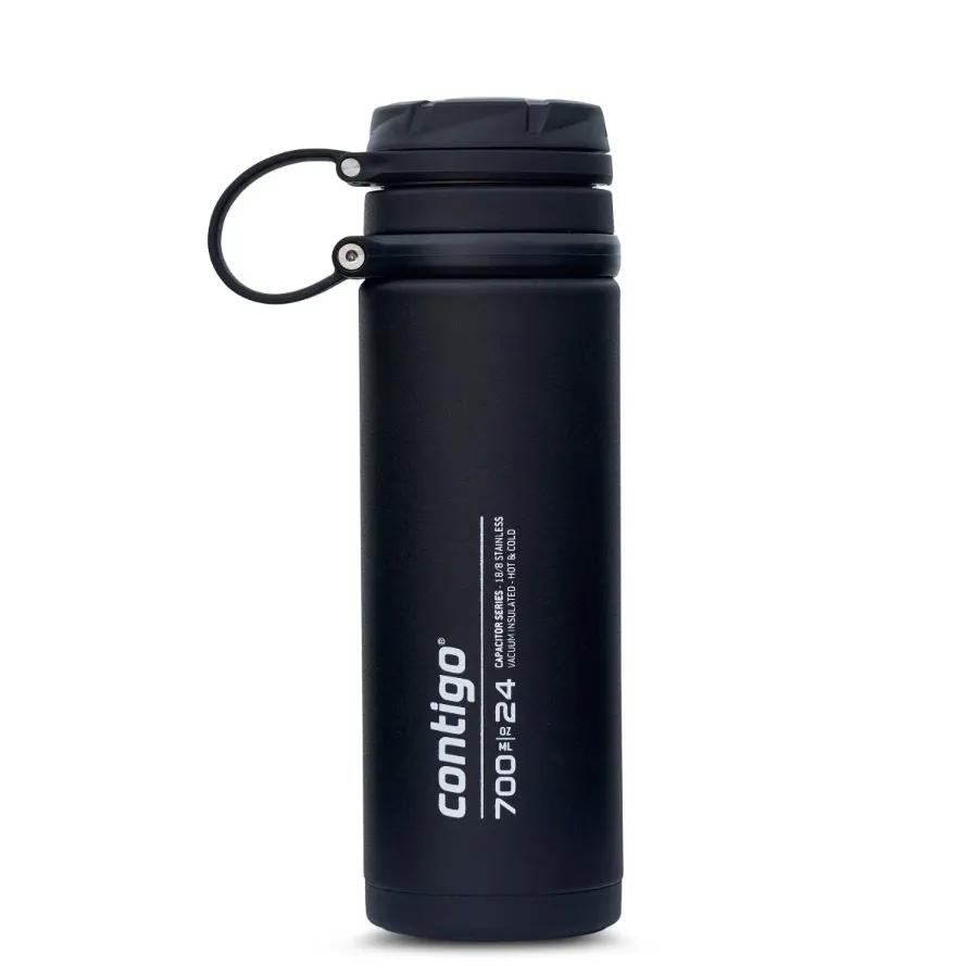 Contigo Fuse SS THERMALOCK Çelik  Siyah 0.7L  - Termos