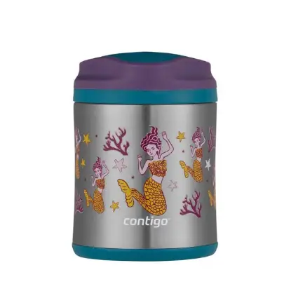  Contigo 0.3L ThermalockT Çocuk Yemek Termosu 0.3L Deniz Kızı - Yemek Termosu