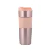 T/M Travel Press + Çelik Mug  Roze - Termos Bardak