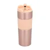 T/M Travel Press + Çelik Mug  Roze - Termos Bardak