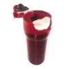 T/M Thermo Mug Kilitlenebilir Paslanmaz Çelik Kupa - Kırmızı 0.35L  - Termos Bardak