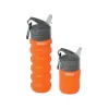 Nurgaz Silikon Katlanabilir 0.75L Turuncu - Matara