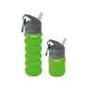 Nurgaz Silikon Katlanabilir 0.75L Yeşil - Matara