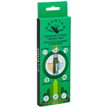 Aquatab Cleaning Tablet -  ve  Temizlik Tableti 10'lu Paket   - Matara