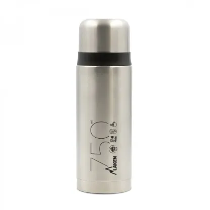 Laken Thermo Çelik 0.75L Gri - Termos