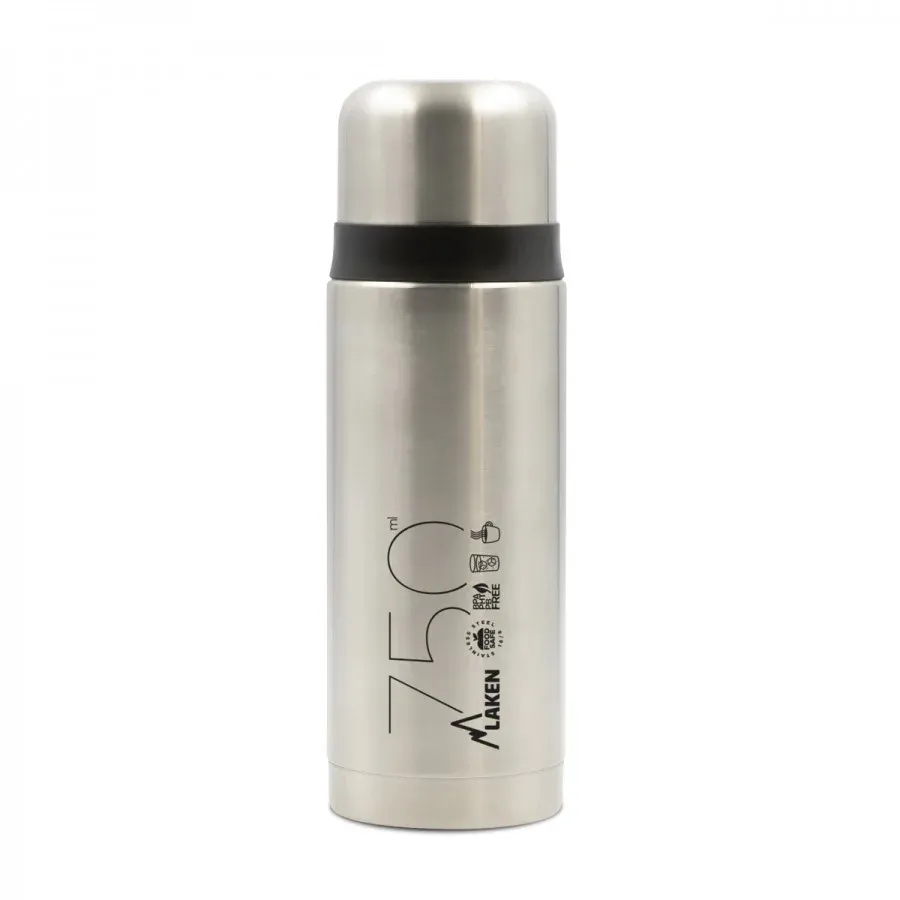 Laken Thermo Çelik 0.75L Gri - Termos